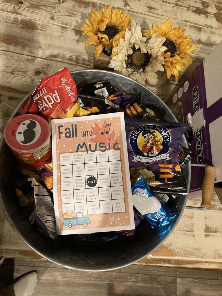 Fall into Music Bingo | Selah Music 